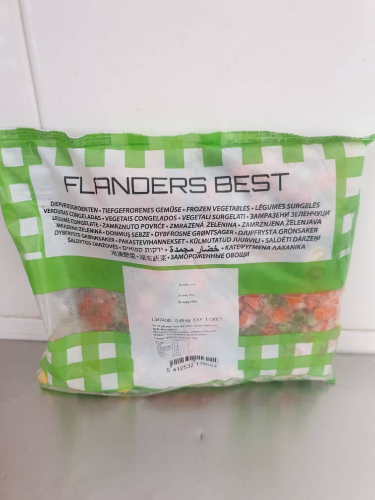 Flanders Best Mixed Frozen Vegetables 450g