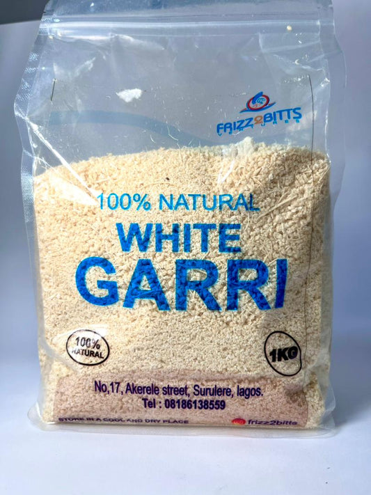 Frizz2bitts White Garri 1kg